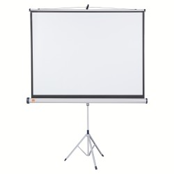 ECRAN proiectie  NOBO, manual, format 4 : 3, fixare trepied, 150 x 114 cm, "1902395"
