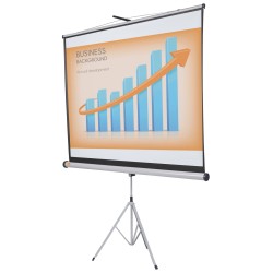 ECRAN proiectie  NOBO, manual, format 4 : 3, fixare trepied, 175 x 132 cm, "1902396"