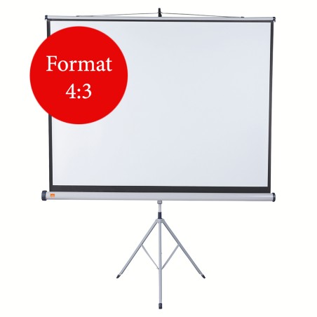 ECRAN proiectie  NOBO, manual, format 4 : 3, fixare trepied, 200 x 150 cm, "1902397"