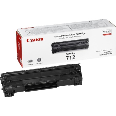 Toner Original Canon Black, CRG-712, pentru LBP-3010|LBP-3100, 6K, (timbru verde 1.2 lei) , "CR1870B002AA"