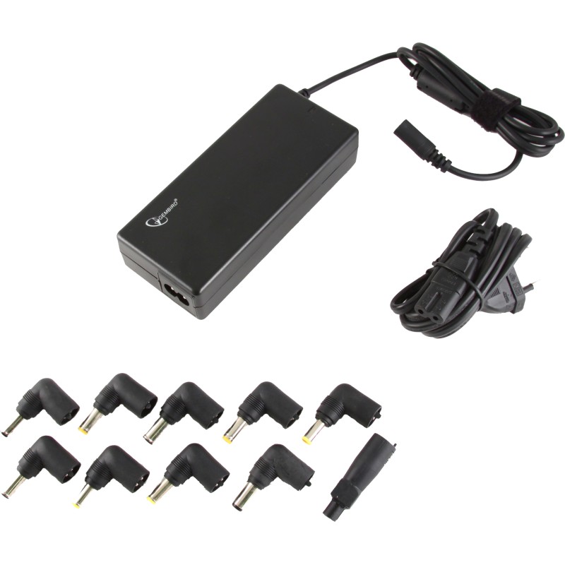 ALIMENTATOR Notebook Universal AC-DC, GEMBIRD, 90W - tensiuni 15V/16V/18V/19V/19.5V/20V DC la 4.5 A max, protectie la supratensi