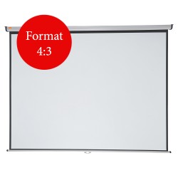ECRAN proiectie  NOBO, manual, format 4 : 3, fixare perete | tavan, 240 x 180 cm, "1902394"