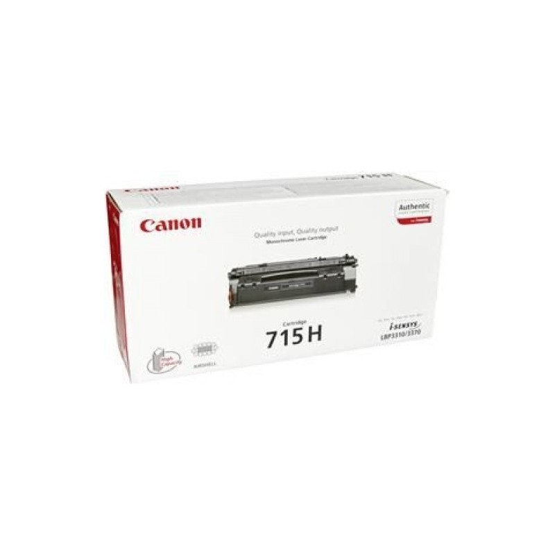Toner Original Canon Black, CRG-715H, pentru LBP-3310|LBP-3370, 7K, (timbru verde 1.2 lei) , "CR1976B002AA"