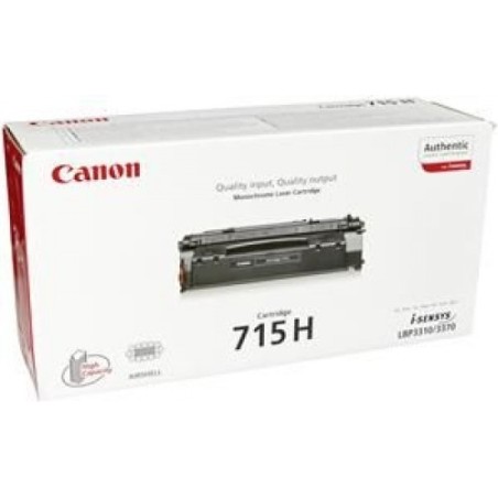 Toner Original Canon Black, CRG-715H, pentru LBP-3310|LBP-3370, 7K, (timbru verde 1.2 lei) , "CR1976B002AA"