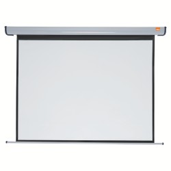 ECRAN proiectie  NOBO, electric, format 4 : 3, fixare perete | tavan, 160 x 120 cm, telecomanda, "1901971"
