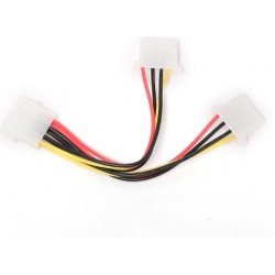 CABLU alimentare GEMBIRD, adaptor Molex la 2 x Molex, "CC-PSU-1" (timbru verde 0.08 lei)