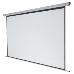ECRAN proiectie  NOBO, electric, format 4 : 3, fixare perete | tavan, 240 x 180 cm, telecomanda, "1901973"