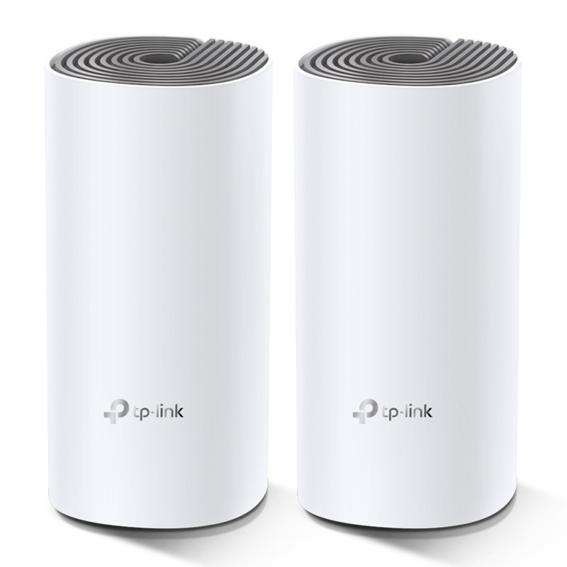 MESH TP-LINK Sistem wireless Complete Coverage - router AC1200 Whole-Home , TP-Link (Deco E4(2-pack )(timbru verde 2.00 lei)
