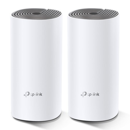 MESH TP-LINK Sistem wireless Complete Coverage - router AC1200 Whole-Home , TP-Link (Deco E4(2-pack )(timbru verde 2.00 lei)