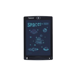 TABLETA LED SPACER pentru scris si desenat, interactiva, e-learning, 8.5 display, black, baterie CR1220 "SPTB-LED"   (timbru ver