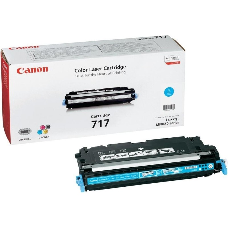 Toner Original Canon Cyan, CRG-717C, pentru MF-8450, 4K, (timbru verde 1.2 lei) , "CR2577B002AA"