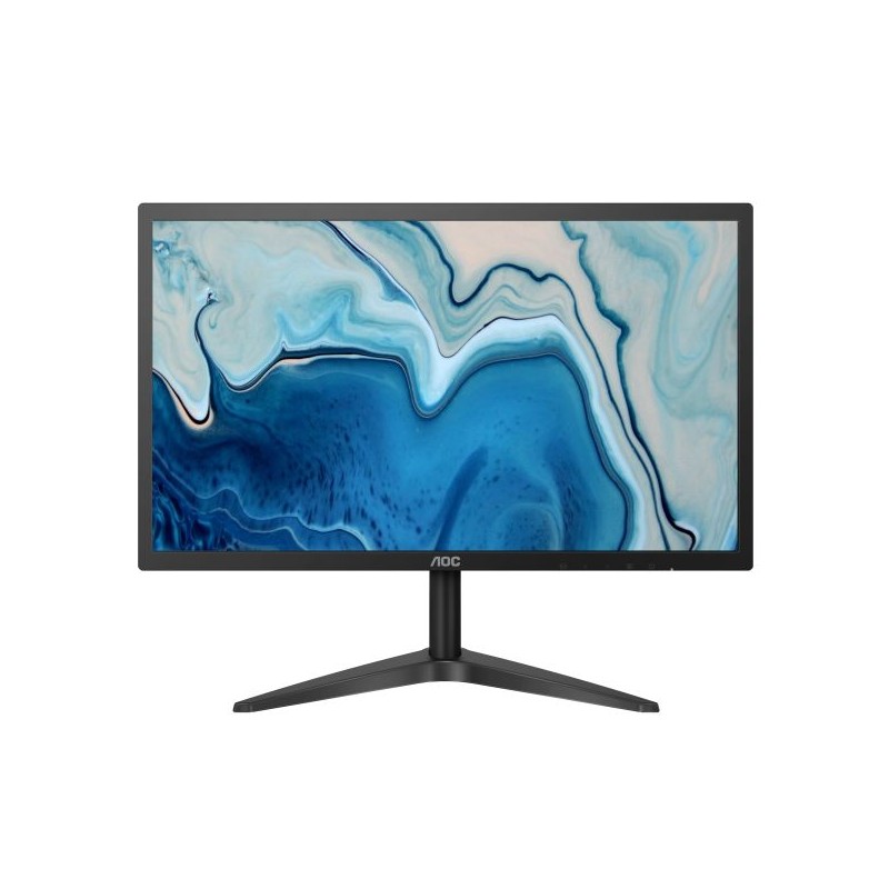 MONITOR AOC 21.5", home, office, TN, Full HD (1920 x 1080), Wide, 250 cd/mp, 5 ms, VGA, HDMI, "22B1H" (timbru verde 7 lei)