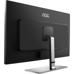 MONITOR AOC 31.5", home, office, VA, 4K UHD (3840 x 2160), Wide, 300 cd/mp, 4 ms, VGA, DVI, HDMI, DisplayPort, "U3277FWQ" (timbr