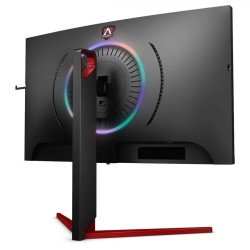 MONITOR AOC 27" gaming, TN, WQHD (2560 x 1440), Wide, curbat, 400 cd/mp, 1 ms, HDMI, DisplayPort, "AG273QCG" (timbru verde 7 lei