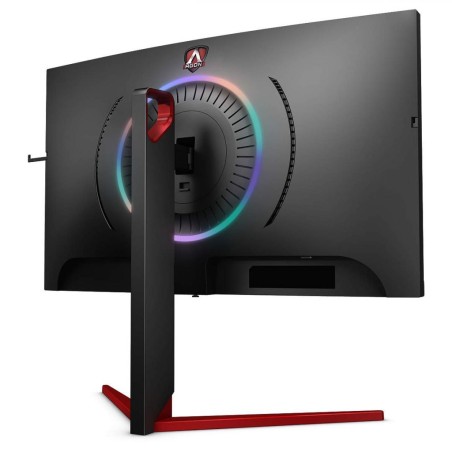 MONITOR AOC 27" gaming, TN, WQHD (2560 x 1440), Wide, curbat, 400 cd/mp, 1 ms, HDMI, DisplayPort, "AG273QCG" (timbru verde 7 lei