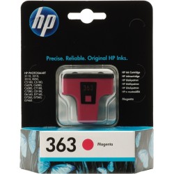 Cartus Cerneala Original HP Magenta, nr.363, pentru PhotoSmart 3110|3210|3310|C5180|C6180|C6250|C6280|C8180|D7160|72xx, , (timbr