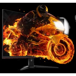 MONITOR AOC 31.5" gaming, VA, Full HD (1920 x 1080), Wide, curbat, 250 cd/mp, 1 ms, VGA, HDMI x 2, DisplayPort, "C32G1" (timbru 