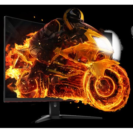 MONITOR AOC 31.5" gaming, VA, Full HD (1920 x 1080), Wide, curbat, 250 cd/mp, 1 ms, VGA, HDMI x 2, DisplayPort, "C32G1" (timbru 