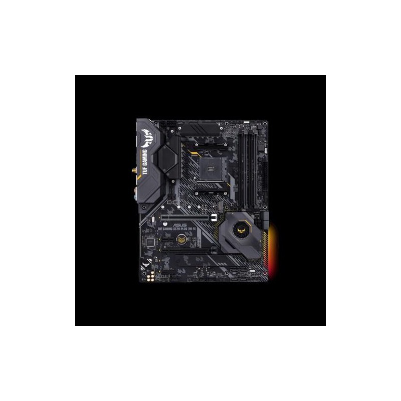 PLACA de BAZA Asus "TUF X570-PLUS WIFI", skt AM4, ATX, AMD X570, 4 x DDR4, max. 128 GB, 8 x SATA, 2 x M.2, 7.1, "TUF X570-PLUS W