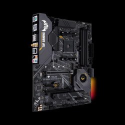 PLACA de BAZA Asus "TUF X570-PLUS WIFI", skt AM4, ATX, AMD X570, 4 x DDR4, max. 128 GB, 8 x SATA, 2 x M.2, 7.1, "TUF X570-PLUS W