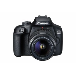 Camera foto CANON kit EOS-4000D+EF-S 18-55mm DCIII,18.7MP,2.7" TFT fixed DIGIC 4+,3 cadre/sec, ISO 100-6400,FullHD movies,30-1/4