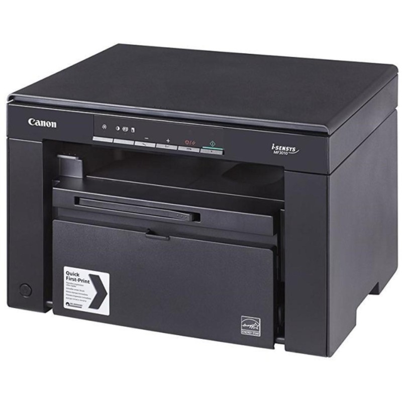 Multifunctional laser mono Canon MF3010 + 2X CRG725 incluse in pachet, dimensiune A4 (Printare, Copiere, Scanare), viteza 18ppm,