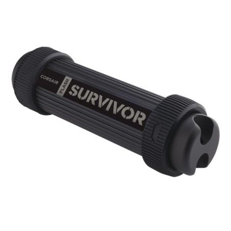 MEMORIE USB 3.0 CORSAIR 128 GB, cu capac, carcasa aluminiu, negru, "CMFSS3B-128GB" (timbru verde 0.03 lei)