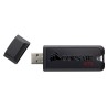MEMORIE USB 3.1 CORSAIR 256 GB, cu capac, carcasa plastic, negru, "CMFVYGTX3C-256GB" (timbru verde 0.03 lei)