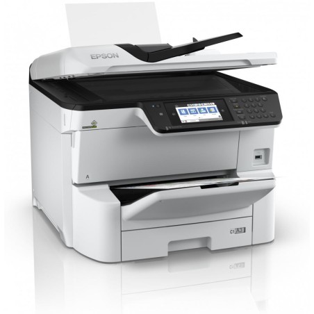 Multifunctional inkjet color Epson WorkForce Pro WF-C8610DWF, A3 , (Print,Cop,Scan,Fax),duplex,Viteza 35ppm alb-negru/color, rez