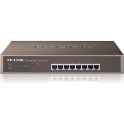SWITCH TP-LINK  8 porturi Gigabit. carcasa metalica, rackabil "TL-SG1008" (timbru verde 2 lei)