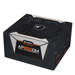 SURSA GIGABYTE AP850GM, 850 W, modulara, ATX 12V V2.31, fan 135 mm x 1, 80 Plus Gold, "GP-AP850GM" (timbru verde 2 lei)