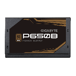 SURSA GIGABYTE P650B, 650 W, ATX 12V V2.31, fan 120 mm x 1, 80 Plus Bronze, "GP-P650B" (timbru verde 2 lei)