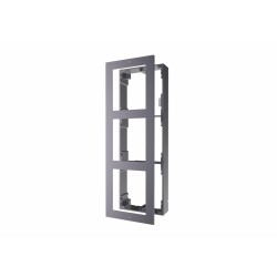 PANOU frontal HIKVISION pt 3 module videointerfon modular Hikvision DS-KD-ACW3, montare aplicata, aluminiu, 320.8mm x 107mm x 4m