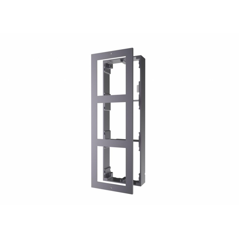 PANOU frontal HIKVISION pt 3 module videointerfon modular Hikvision DS-KD-ACW3, montare aplicata, aluminiu, 320.8mm x 107mm x 4m