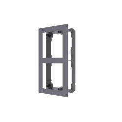 PANOU frontal HIKVISION pt 2 module de videointerfon modular Hikvision DS-KD-ACW2, montare aplicata, aluminiu, 219mm x 107mm x 4