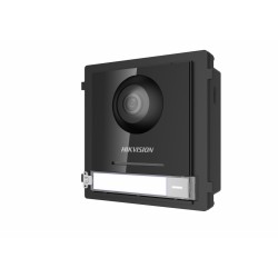 PANOU videointerfon modular de exterior Hikvision,1xbuton apelare,cam video wide angle 180grade Fish eye 2MP, permite conec pana
