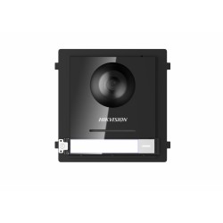 PANOU videointerfon modular de exterior Hikvision,1xbuton apelare,cam video wide angle 180grade Fish eye 2MP, permite conec pana