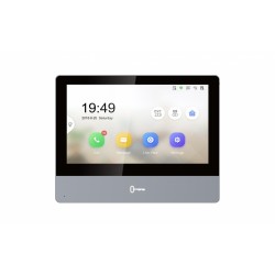 MONITOR videointerfon modular HIKVISION, WiFi, ecran LCD 7" color cu touch screen, rezolutie ecran 1024 x 600, design ultra slim