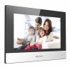 MONITOR videointerfon modular HIKVISION, ecran LCD 7" color cu touch screeen, rezolutie ecran 1024 x 600, Wi-Fi 802.11b/g/n, "DS