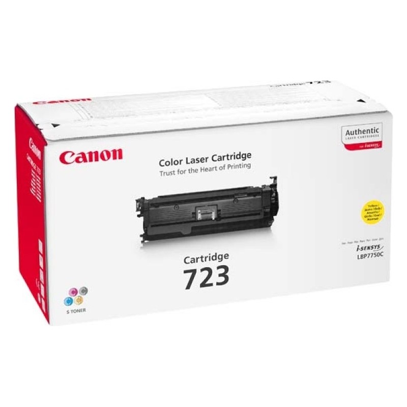 Toner Original Canon Yellow, CRG-723Y, pentru LBP-7750, 8.5K, (timbru verde 1.2 lei) , "CR2641B002AA"