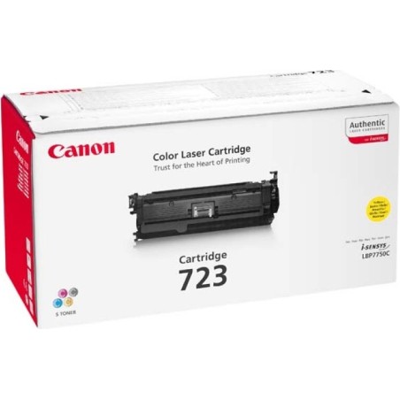 Toner Original Canon Yellow, CRG-723Y, pentru LBP-7750, 8.5K, (timbru verde 1.2 lei) , "CR2641B002AA"