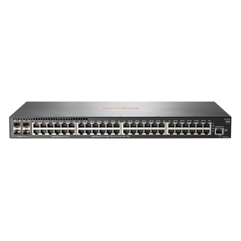 SWITCH HP, Aruba 2930F, porturi Gigabit x 48, SFP+ x 4, managed, rackabil, carcasa metalica, "JL254A" (timbru verde 2 lei)
