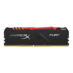 Memorie DDR Kingston - gaming DDR4 8 GB, frecventa 3000 MHz, 1 modul, radiator, iluminare RGB, "HX430C15FB3A/8"