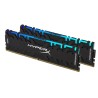 Memorie DDR Kingston - gaming DDR4 16 GB, frecventa 3200 MHz, 8 GB x 2 module, radiator, iluminare RGB, "HX432C16PB3AK2/16"