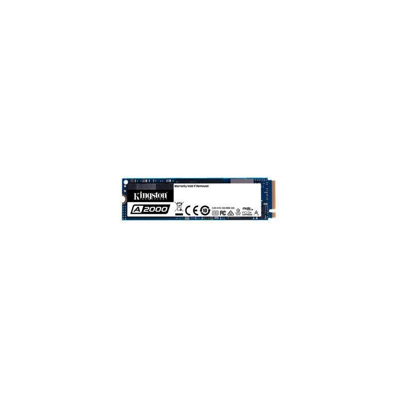 SSD KINGSTON, A2000, 500 GB, M.2, PCIe Gen3.0 x4, 3D Nand, R/W: 2200/2000 MB/s, "SA2000M8/500G"