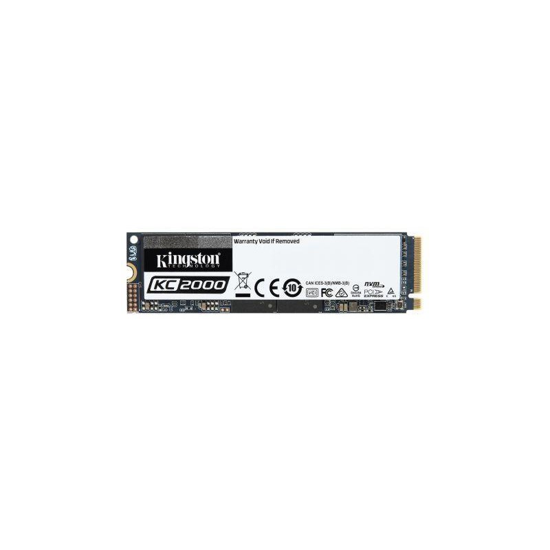SSD KINGSTON, KC2000, 1 TB, M.2, PCIe Gen3.0 x4, 3D TLC Nand, R/W: 3200/2200 MB/s, "SKC2000M8/1000G"