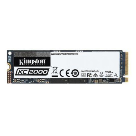 SSD KINGSTON, KC2000, 1 TB, M.2, PCIe Gen3.0 x4, 3D TLC Nand, R/W: 3200/2200 MB/s, "SKC2000M8/1000G"