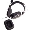 CASTI A4tech, "ComfortFIt", cu fir, standard, utilizare multimedia, microfon pe brat, conectare prin Jack 3.5 mm, negru, "HS-50"