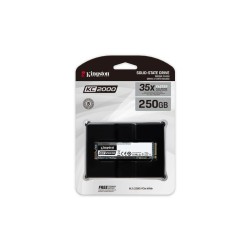 SSD KINGSTON, KC2000, 250 GB, M.2, PCIe Gen3.0 x4, 3D TLC Nand, R/W: 3000/1100 MB/s, "SKC2000M8/250G"