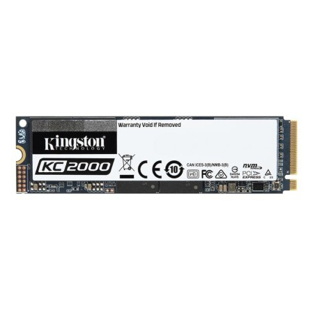 SSD KINGSTON, KC2000, 500 GB, M.2, PCIe Gen3.0 x4, 3D TLC Nand, R/W: 3000/2000 MB/s, "SKC2000M8/500G"